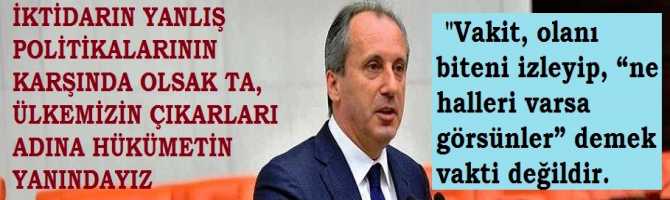 MUHARREM İNCE : 