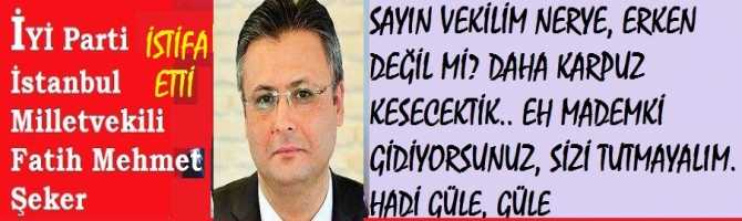 SAYIN VEKİLİM NEREYE, ERKEN DEĞİL Mİ? DAHA KARPUZ KESECEKTİK.. EHH MADEMKİ GİDECEKSİNİZ SİZİ TUTMAYALIM. HADİ GÜLE, GÜLE