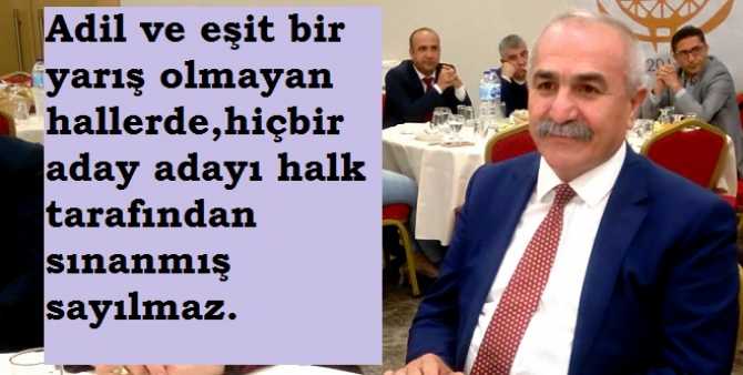 CHP ÇANKAYA BELEDİYE BAŞKAN ADAY ADAYI AV. ERDOĞAN KILIÇ, ADAY ADAYLARINA MEYDAN OKUDU : “KENDİNİZE VE SEÇMEİN HÜR İRADESİNE GÜVENİYORSANIZ, BUYURUN ÖN SEÇİM SANDIĞINA.. HEM PARTİ İÇİ DEMOKRASİ İŞLEMİŞ OLUR”