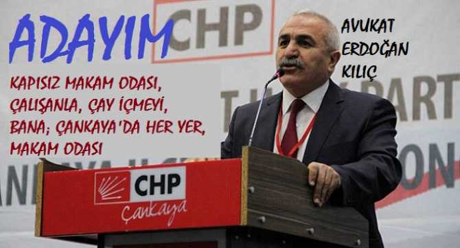 İŞTE CHP’DE ÖRNEK ADAY PROFİLİ : “BANA GÖREV VERİLİRSE, TALİP DEĞİLİM .. GÖREVE; BEN TALİBİM.. HALK TAKDİR EDERSE, SEÇİLİRİM”