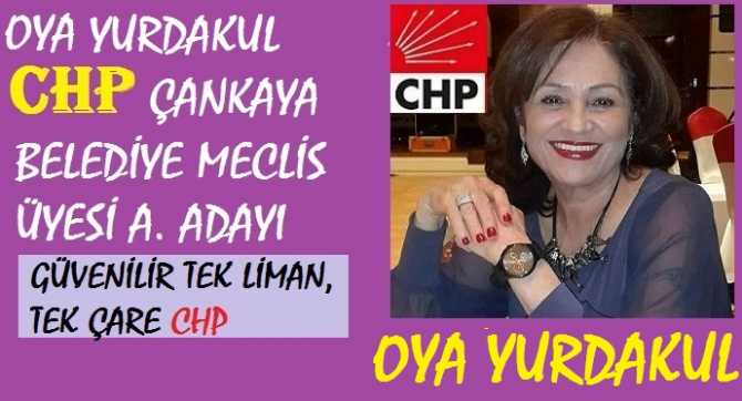 CHP ANKARA’NIN EMEKTAR TÜRKİYE GÜZELİ OYA  YURDAKUL, ÇANKAYA BELEDİYE MECLİS ÜYESİ ADAY ADAYI OLDU