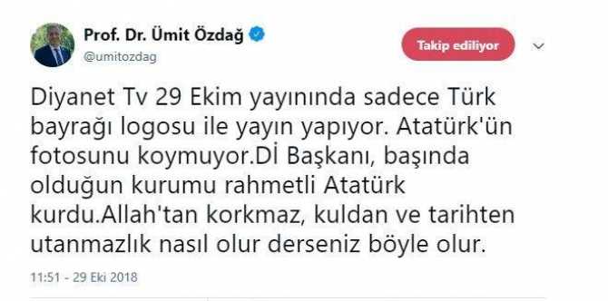 İYİ PARTİ'DEN, DİYANET İŞLERİNE : 