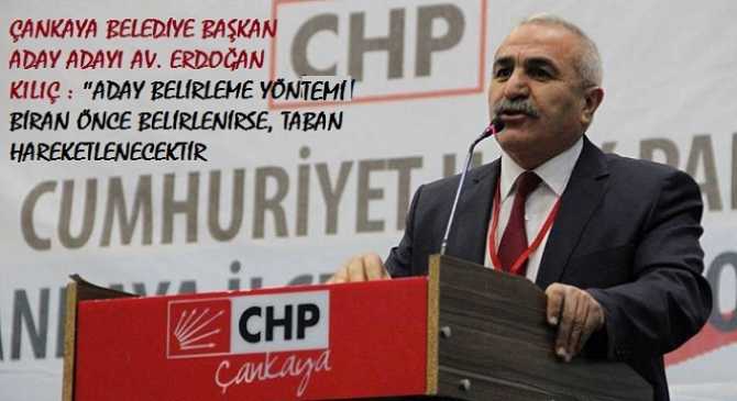 CHP, YDK ÜYESİ AV. ERDOĞAN KILIÇ’TAN, GENEL MERKEZE ÇOK ÖNEMLİ UYARI : “DİKKAT .. ANKARA’DA DÜŞÜYORUZ”