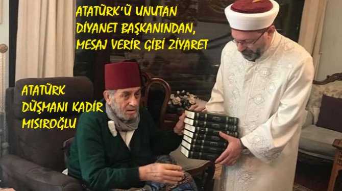 DİYANET İŞLERİ BAŞKANI, GERÇEKTEN SENİN ARKANDAN NAMAZ KILINMAZ. CUMA HUTBELERİNDE ATATÜRK'ÜN ADINI DAHİ ANMAYAN DİYANET BAŞKANI, KOŞARAK, 