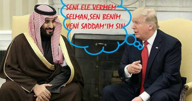 TÜM DELİLLERE RAĞMEN, TRUMP İNKARDA ISRAR EDİP, KATİL SELMAN'I KORUYOR