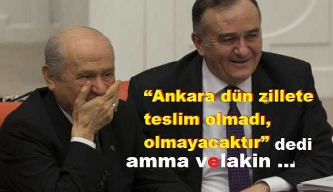 DEVLET BAHÇELİ'den; 