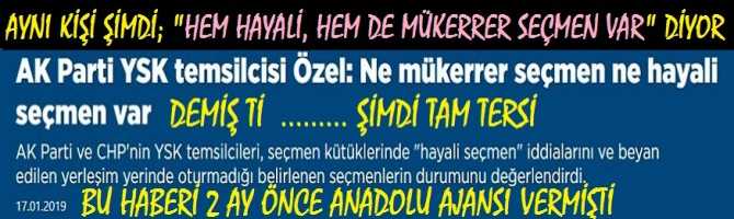 CHP, İYİ Parti Yöneticileri ve Sayın İmamoğlu; 2 ay önceki bu haberi YSK'ya en net delil olarak vermelisiniz.. Çünkü; iddia sahibi aynı isim