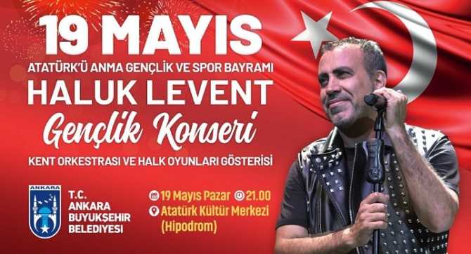 Ankara, 19 Mayıs'ta tek yürek olacak .. Mansur Yavaş, Haluk Levent konserine herkesi davet etti