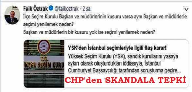 CHP, YSK'ya diyor ki; 