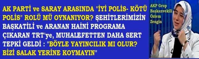 AK PARTİ ve SARAY ARASINDA 