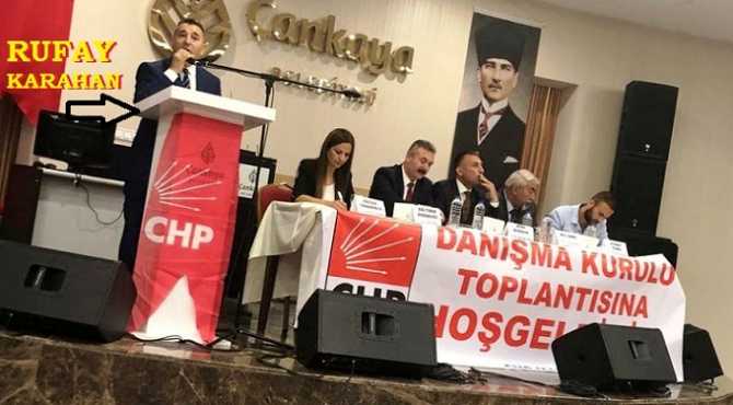 CHP İktidar Hareketi Başkanı Rufay Karahan : “Kendi aramızda konuşup, birbirimize danışmaz, eleştirmez isek; tıpkı sarayın danışmanları gibi oluruz”