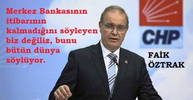 CHP diyor ki; 