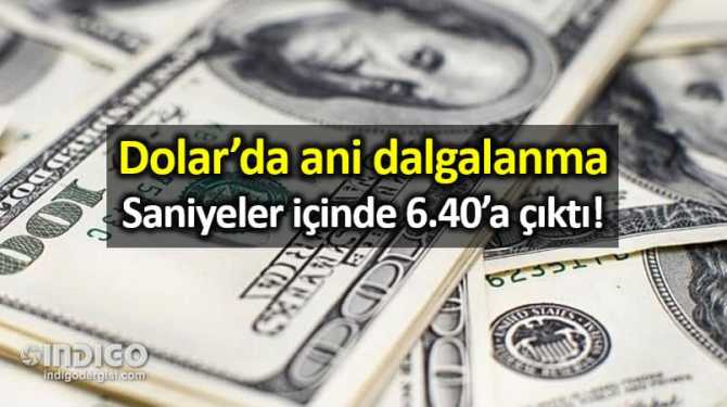 Okus-pokus- püfff ..Dolar gece saniyeler içinde 6.40 liraya nasıl ulaştı? 2 saat içinde kimler cebini doldurdu?