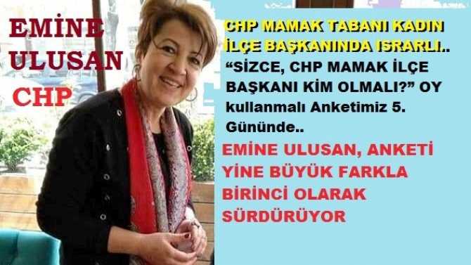 CHP Mamak tabanı, Kadın ilçe Başkanı isteme ısrarıını sürdürüyor.. 