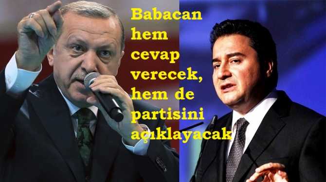 Ali Babacan'dan çifte hamle.. Erdoğan'ın ithamlarına cevap verip, Partisinin kuruluşunu açıklayacak