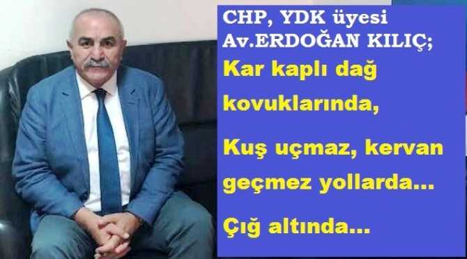 CHP, YDK üyesi Av. Erdoğan Kılıç : “Madımak hala yanıyor.. Vicdan, ahlak, insanlık neredesin?”
