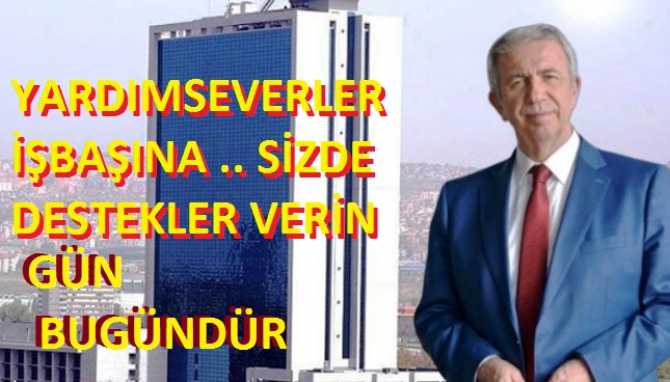 Ankara Büyükşehir Belediyesi 500 Bin dar gelirli aileye Gıda yardımı dağıtacak ve geliri olmayanlara da Nakit para desteği verecek..