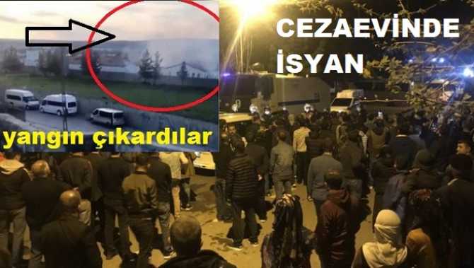 ŞOK ... BATMAN CEZAEVİNDE İSYAN ÇIKTI, MAHKUMLAR YANGIN ÇIKARDI.. SEBEP, EŞİT OLMAYAN ÇIKACAK İNFAZ YASASI