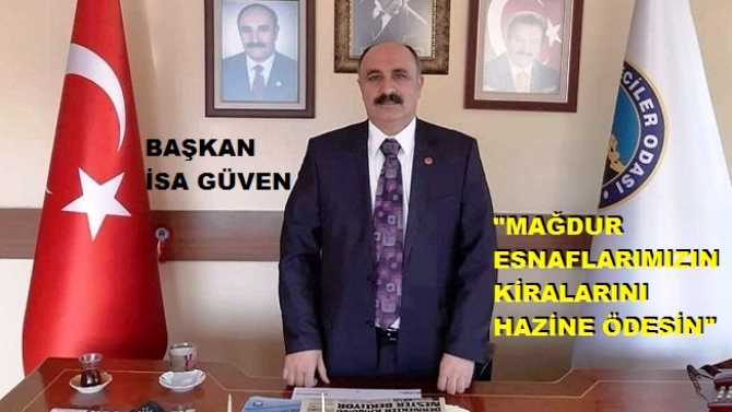 Ankara Kahveciler Odası Başkanı İsa Güven’den, Cumhurbaşkanına ve tüm Siyasi liderlere bir çağrı daha : “Yasa veya Kararname çıkarıp, virüsle mücadele sürecinde Kiralarımızın; Hazine tarafından ödenmesi sağlanmalıdır”