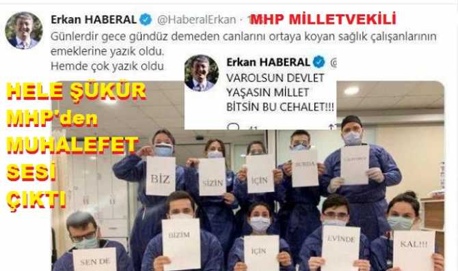 Hele şükür MHP'den muhalefet sesi çıktı.. Gece ani çıkarılan sokak yasağına 