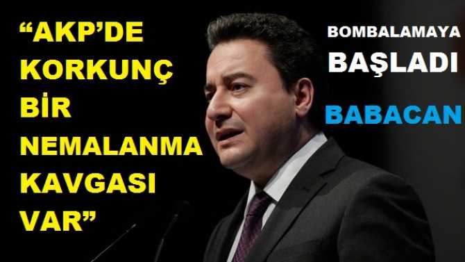 Ali Babacan, Füzeleri fırlatmaya başladı : 