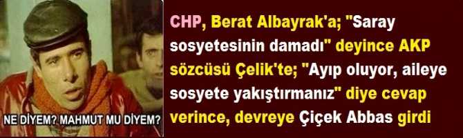 CHP, Berat Albayrak'a; 
