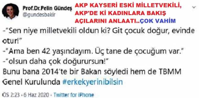 AKP'nin geçen dönem kadın milletvekillinden inanılmaz iddia : 