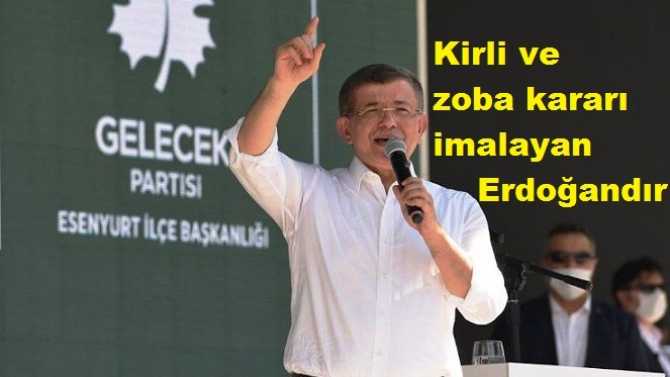 Davutoğlu çok sert konuştu : 