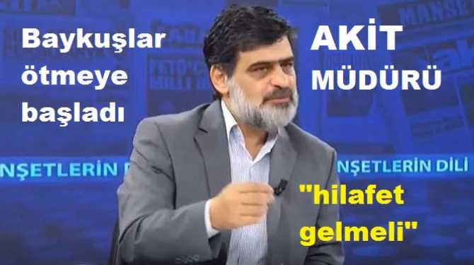 Bu örümcek kafalılar; kimlerden cüret alıp, seri şekilde HİLAFET çağrısı yapıyorlar? Akit Gazetesi Müdürü de hilafet çağrısı yaptı 