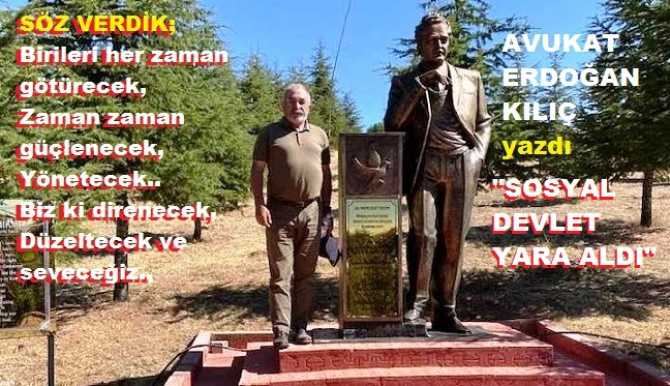 CHP’li Av. Erdoğan Kılıç : “Damatlar, Evlatlar, Yeğenler, Bacanaklar.. Rakiple birlikte iş tutanlar, Yalandan atışanlar ve gizliden paylaşmalar”