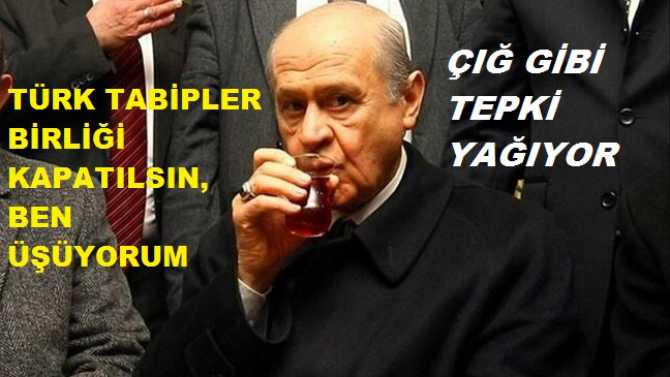 BAHÇELİ'ye ÇIĞ GİBİ TEPKİLER YAĞIYOR.. 