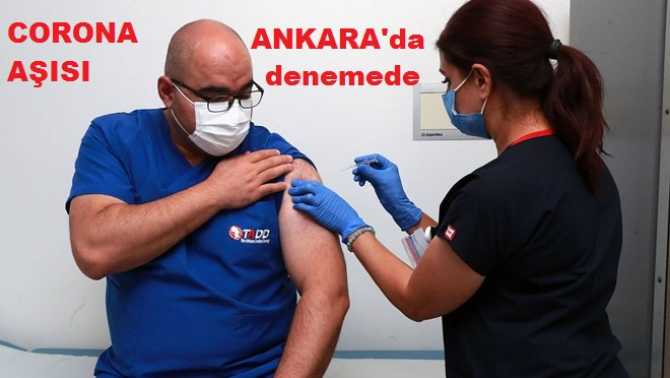 CORONA Aşısı denemelerine Ankara Şehir Hastanesinde başlanıldı