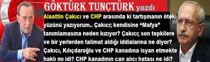 Çakıcı ve CHP tartışmanın öteki yüzünü yazıyorum.. Çakıcı; “Mafya” tanımlamasına neden kızıyor? Çakıcı; tepkilere ve bir yerlerden talimat aldığı iddialarına ne diyor? Çakıcı, Kılıçdaroğlu isyan etmekte haklı mı idi? Ve CHP'nin can alıcı hatası