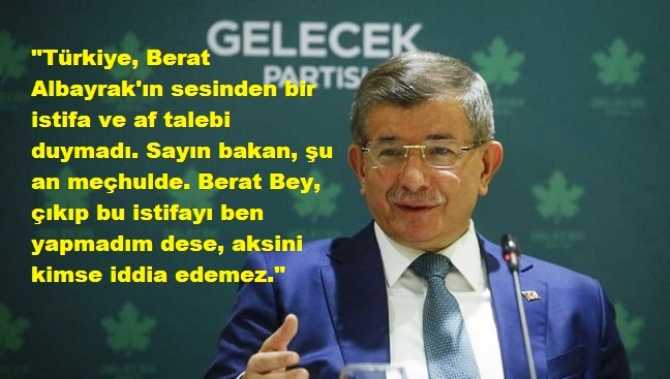 Ahmet Davutoğlu : 