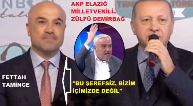 AKP ELAZIĞ MİLLETVEKİLİ, BALTAYI TAŞA VURDU.. Hükumetin gözdesi Fettah Tamince için, 