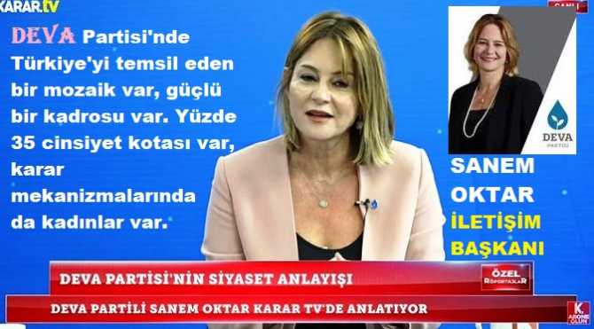 DEVA Partisi İletişim Başkanı Sanem Oktar'dan, iktidara AİHM göndermesi : 