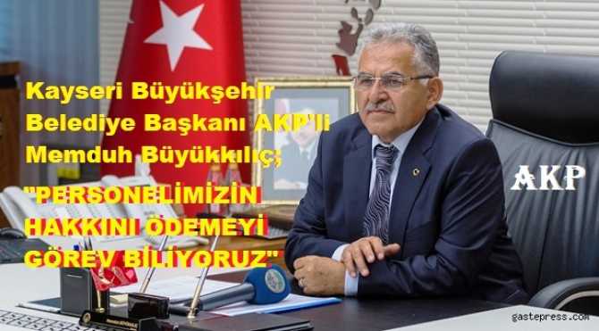 FLAŞ.. AKP'Lİ BÜYÜKŞEHİR BELEDİYE BAŞKANI, ASGARİ ÜCRETTE EZBER BOZDU.. 3 Bin 624 lira maaş.. Bakalım partisi ne diyecek?