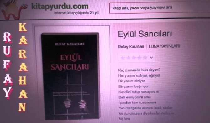 Ünlü Siyasileri, Yazarları ve Sanatçıları buluşturan; “EYLÜL SANCILARI” Şiir Kitabı artık tüm Kitap Satış noktalarında.. İnternetten mi alacaksınız? İşte size birden çok sipariş linkleri