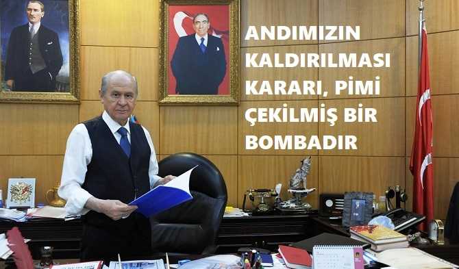 HELE ŞÜKÜR.. BAHÇELİ 3 GÜN BEKLEDİKTEN SONRA ANDIMIZIN KALDIRILMASI İLE İLGİLİ KUNUŞTU : 