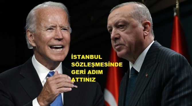 ABD Başkanı Biden'den, İstanbul Sözleşmesi tepkisi : 