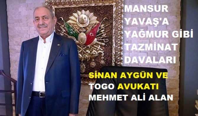 Sinan Aygün’ün Avukatı Mehmet Ali Alan’ı şikayet eden Mansur Yavaş’a kötü haber.. Adalet Bakanlığı Mansur Yavaş’ın şikayetini ret etti.. Ve Yavaş’ın; suçladığı her beyanatı için tazminat davaları açıldı.. Peki; TOGO Kuleleri yıkılacak mı?