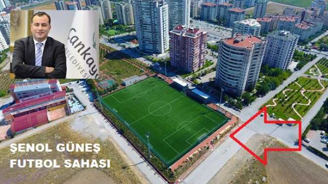 ÇANKAYA BELEDİYESİ; Şenol Güneş, Futbol Sahasını yeniden hizmete açtı