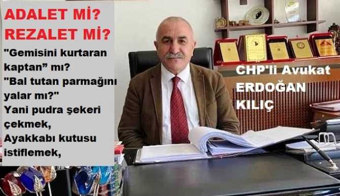 CHP’li Av. Erdoğan Kılıç : “Kimi gençler;  ‘Atanmış değil, seçilmiş rektör ‘ isteriz derken sopa yemekle, kimi gençler ise; ‘Pudra şekeri’ çekmekle, lüks ciplerle tanınan bir ülkede yaşıyoruz.. Sizce hangisi umut veriyor?