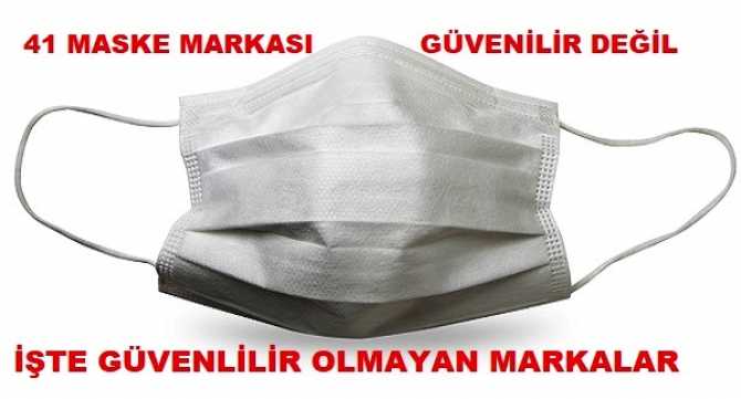 VATANDAŞ DİKKAT.. Bakanlık açıkladı... 41 Maske Markası güvensiz.. İşte O güvensiz Markalar