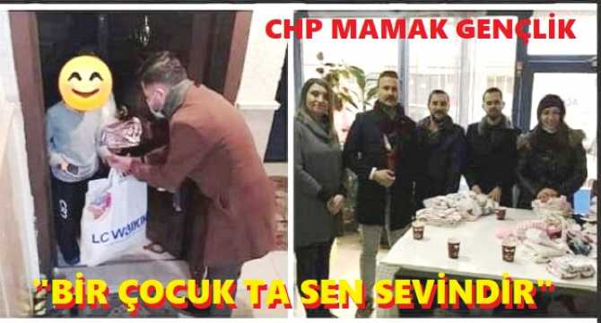 CHP Mamak Gençlerinden örnek Kampanya.. “Gelin, bu Bayram da, bir çocuk ta siz sevindirin ve Bayramlıklarını alın”