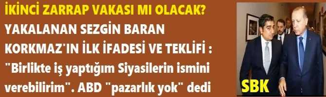 İKİNCİ ZARRAP VAKASI MI OLACAK? YAKALANAN SEZGİN BARAN KORKMAZ'IN İLK İFADESİ VE TEKLİFİ : 