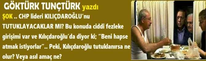 ŞOK .. CHP lideri KILIÇDAROĞLU’nu TUTUKLAYACAKLAR MI? Bu konuda ciddi fezleke girişimi var ve Kılıçdaroğlu’da diyor ki; “Beni hapse atmak istiyorlar”.. Peki, Kılıçdaroğlu tutuklanırsa ne olur? Veya asıl amaç ne?