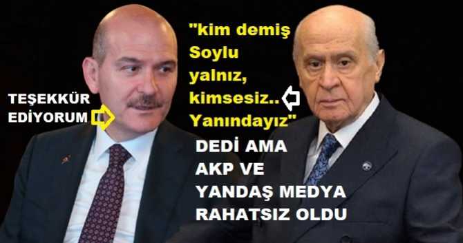 BU İŞTE BİR İŞ VE TEPEDEN TALİMAT VAR GİBİ.. Bahçeli; 