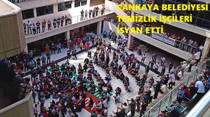 ÇANKAYA BELEDİYESİNDE SKANDAL.. Belediye Başkanı ve Sendika başkanı Temizlik İşçilerinden habersiz toplu iş sözleşmesi yaptı.. İşçiler isyan eti ve Çankaya çöplerle doldu