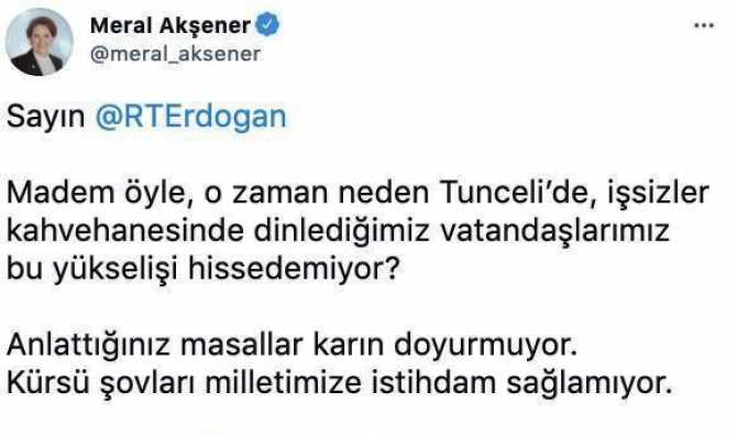Erdoğan dedi ki; 